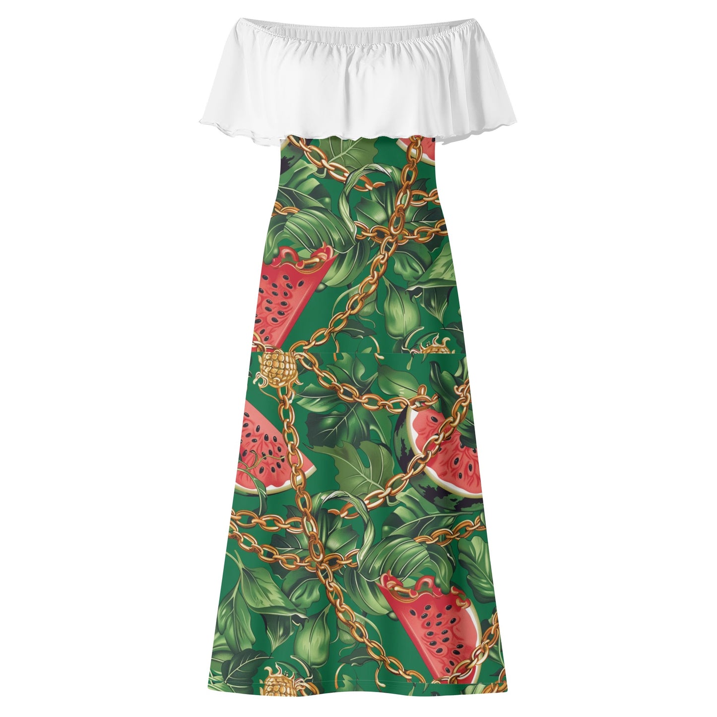 Ogun II Womens Off The Shoulder Wrap Long Dress