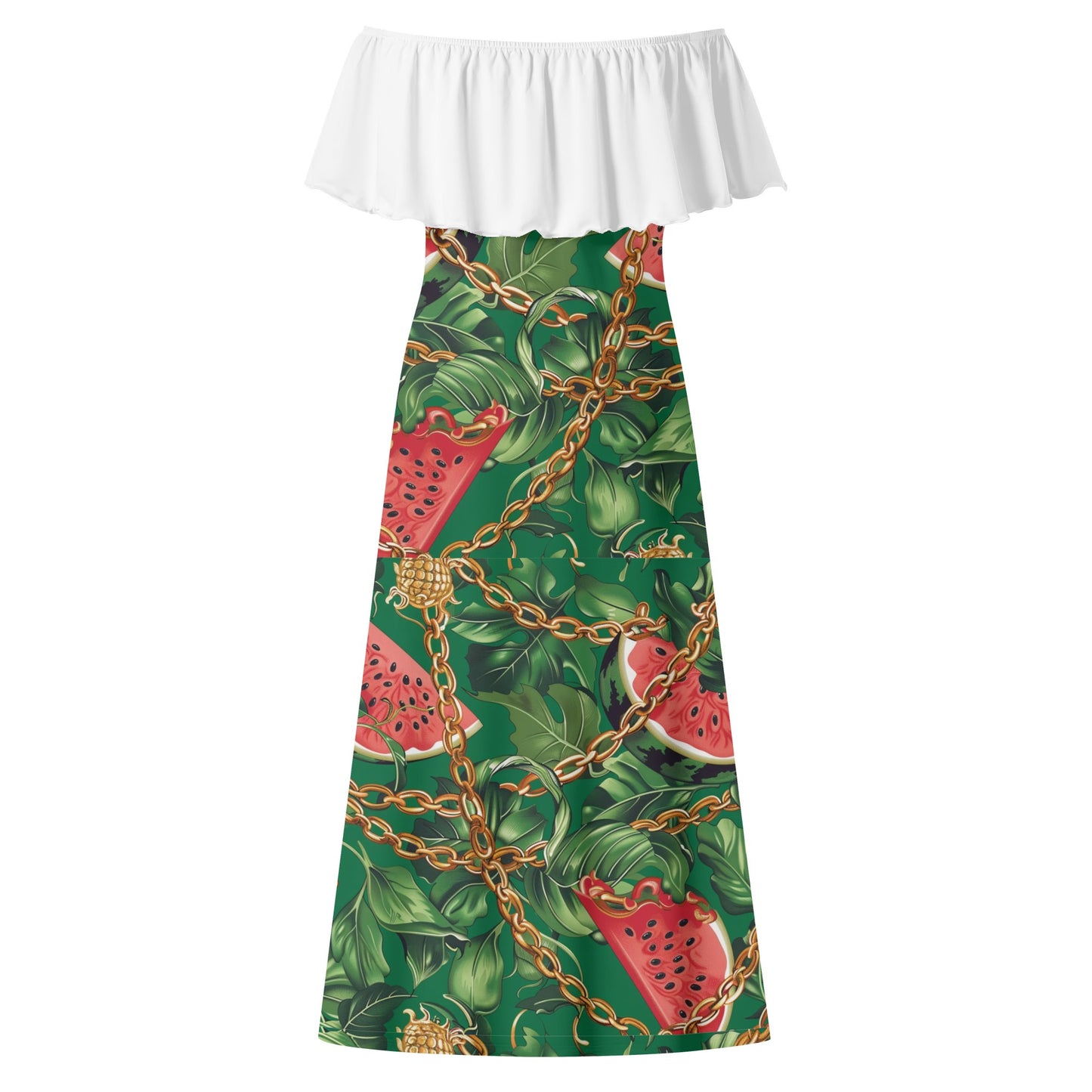 Ogun II Womens Off The Shoulder Wrap Long Dress