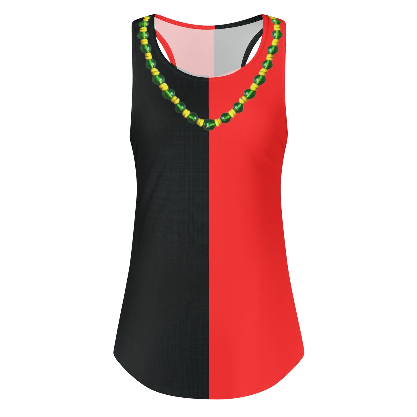 Eshu Womens All Over Print Loose Tank Tops