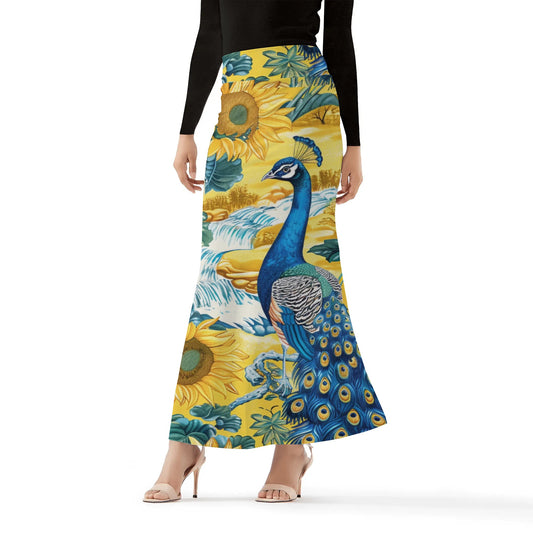 Oshun Womens Wrap Fishtail Long Skirt