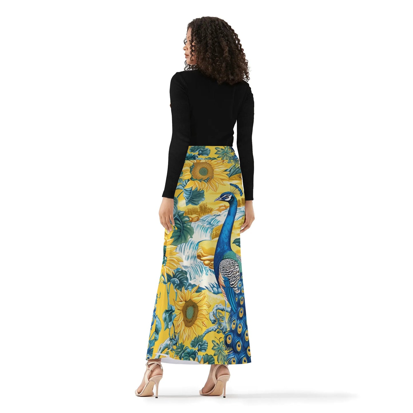 Oshun Womens Wrap Fishtail Long Skirt