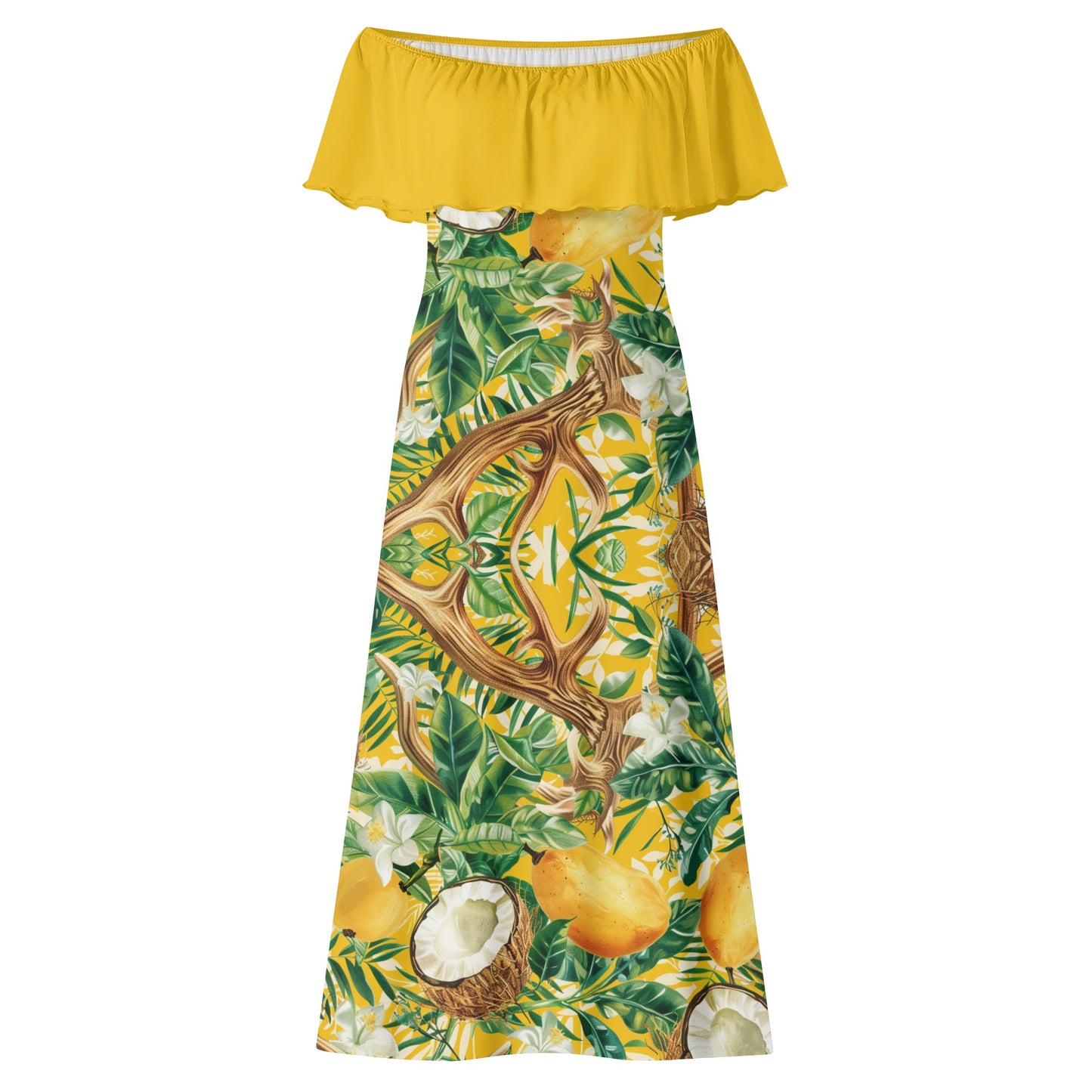 Orula Womens Off The Shoulder Wrap Long Dress