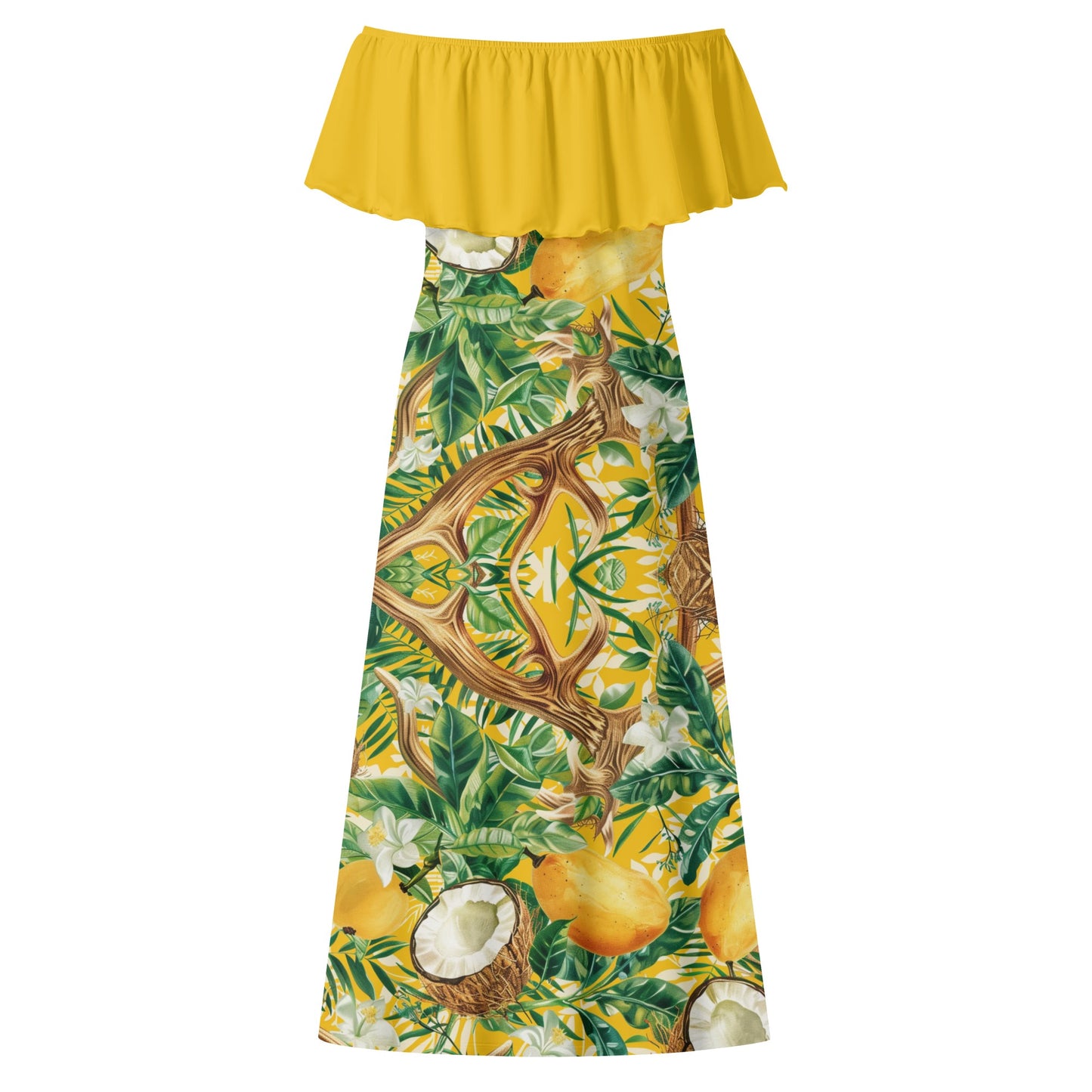 Orula Womens Off The Shoulder Wrap Long Dress
