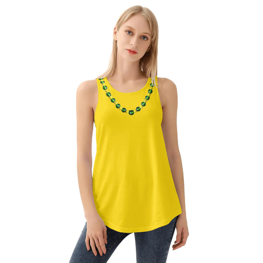 Oshun Womens All Over Print Loose Tank Tops