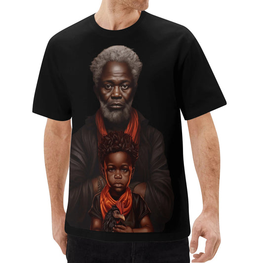 Elegua Young and Old Mens All Over Print Classic T-Shirt