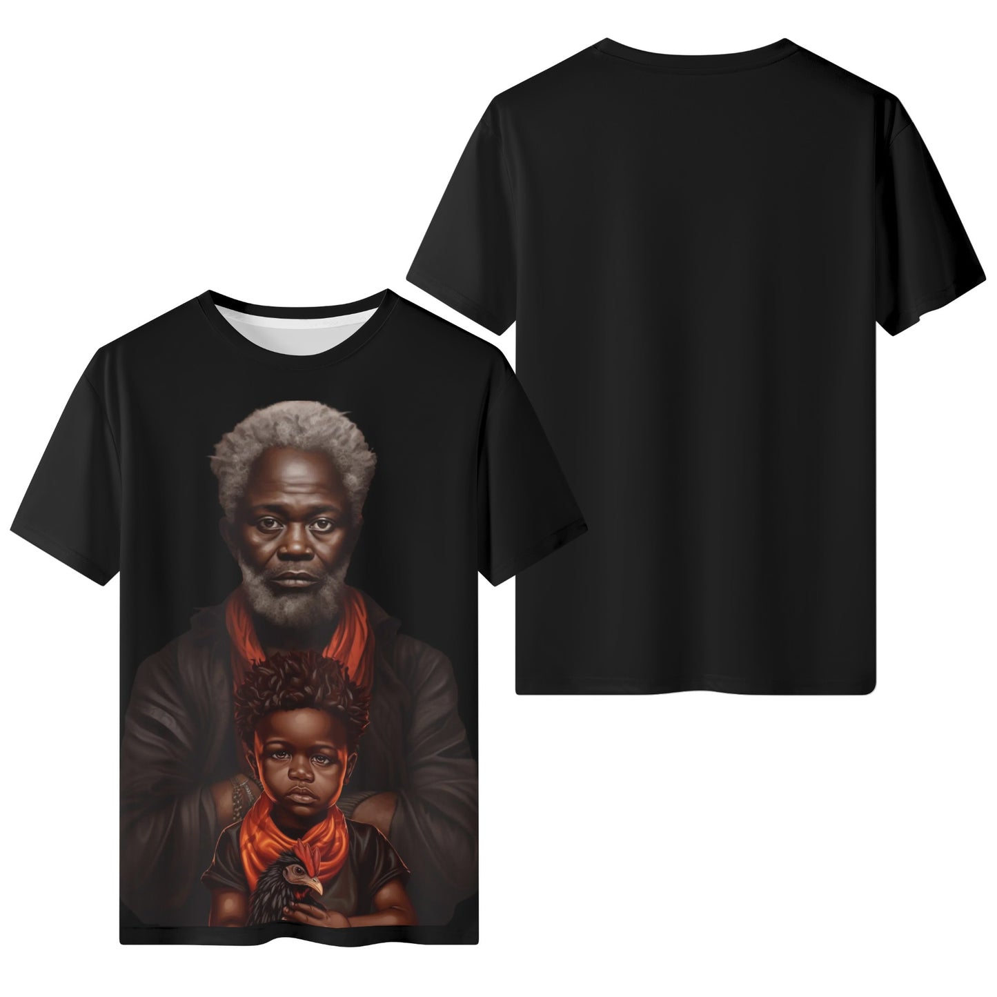 Elegua Young and Old Mens All Over Print Classic T-Shirt