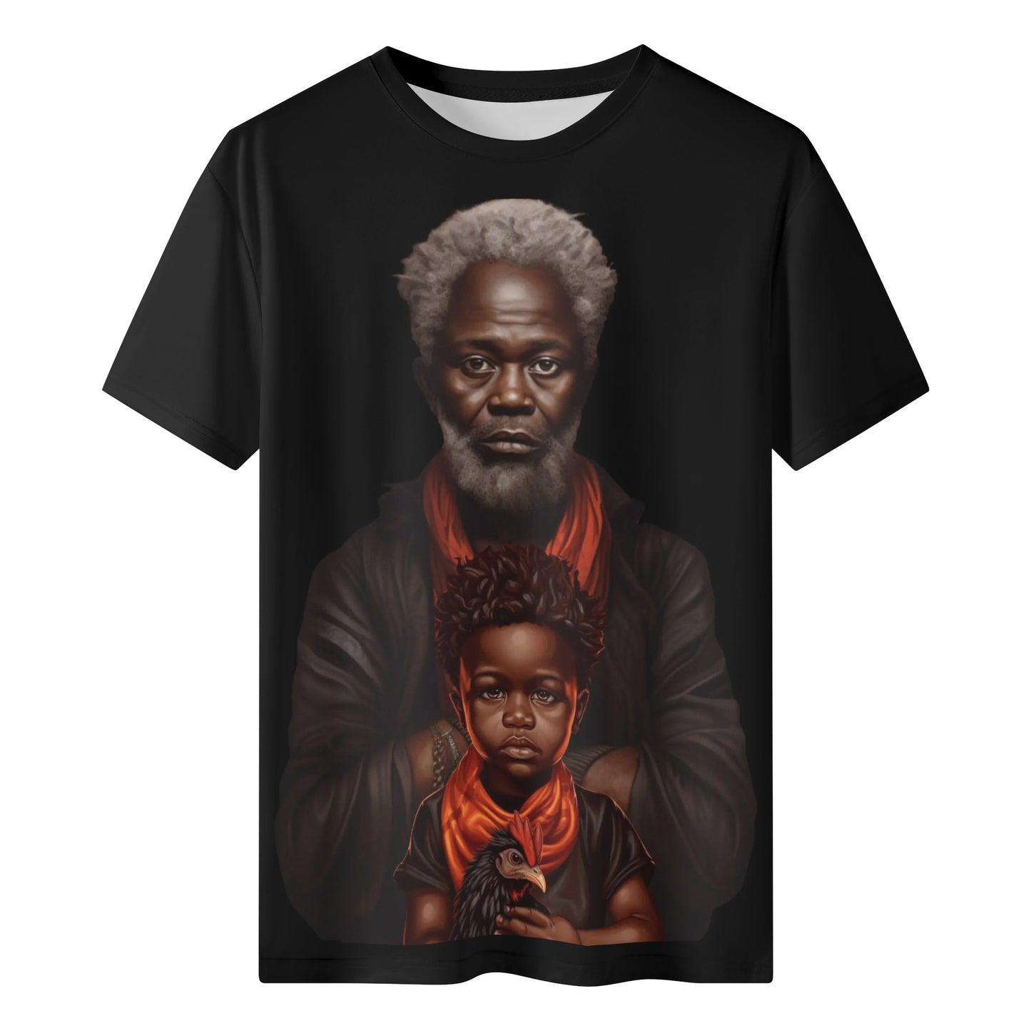 Elegua Young and Old Mens All Over Print Classic T-Shirt