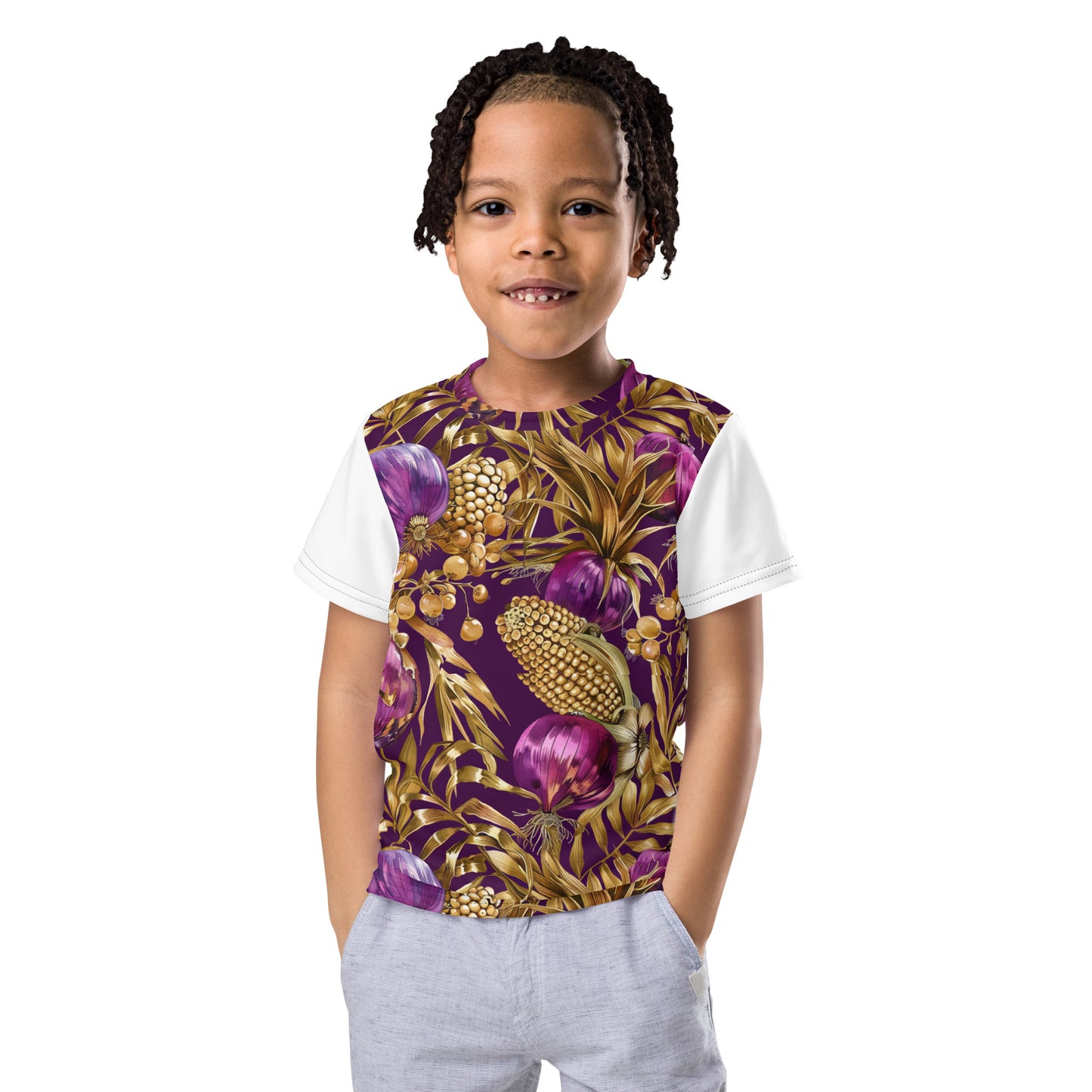 Babaluaye Kids crew neck t-shirt