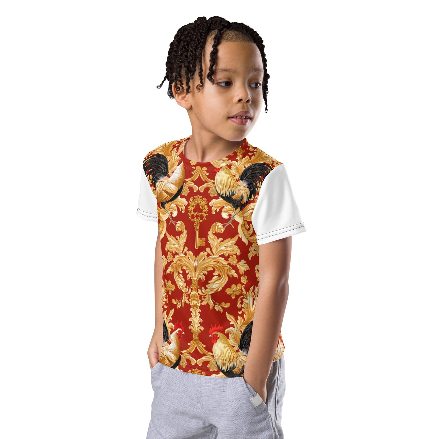 Eshu Elegua Kids crew neck t-shirt